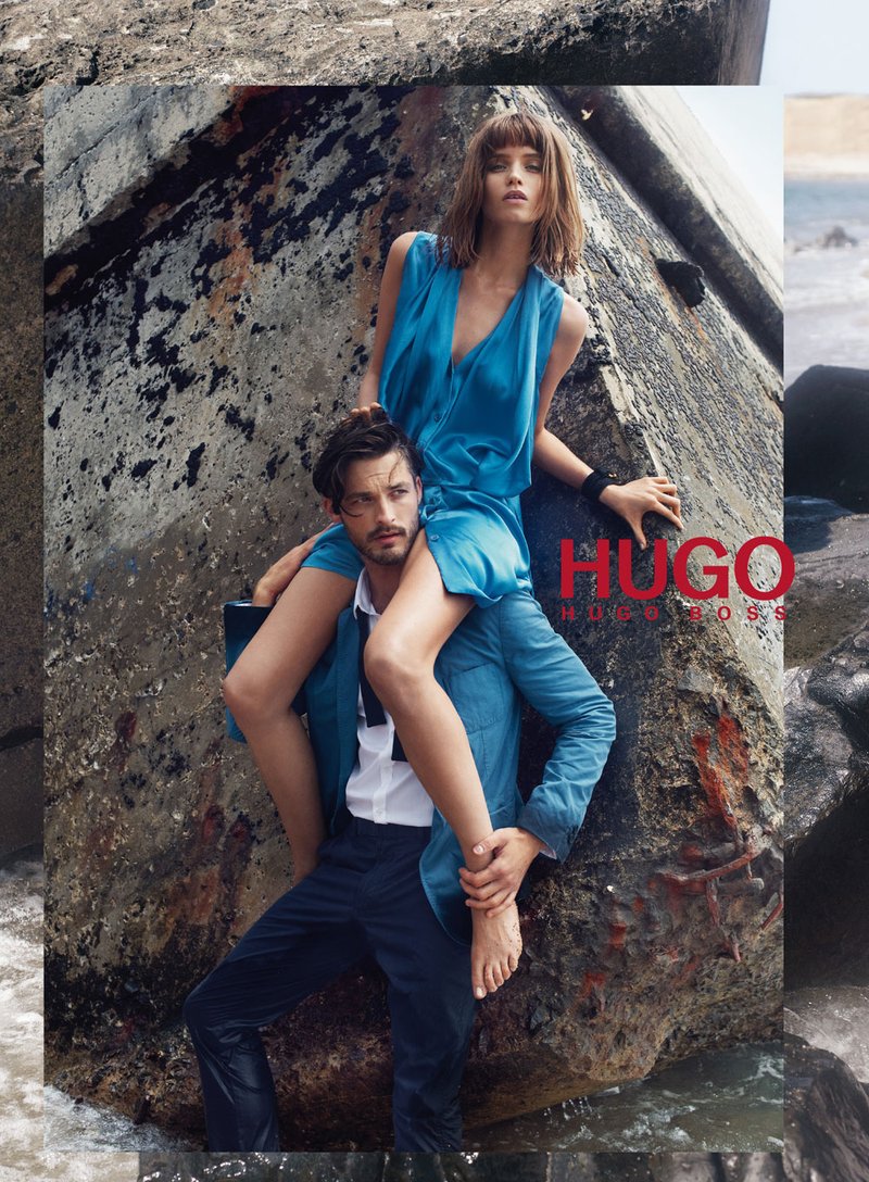 Beautiful Hugo Boss Model Abbey Lee Kershaw Modeling For Hugo Boss Spring Summer Fashion Advertising Ad Campaign As One Of The Highest Paid Models In The World.
