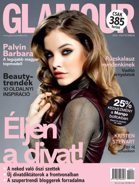 Beautiful Victoria's Secret Fashion Model Barbara Palvin Modeling For The Cover Of Glamour Hungary Magazine Hungarian Model Barbara Palvin Highest Paid Models In The World.