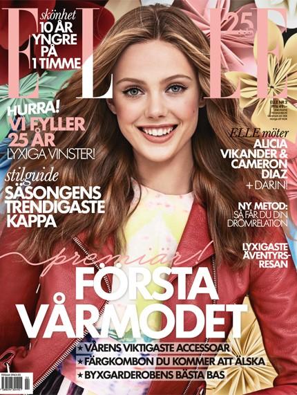 Beautiful Swedish Blonde Model With Blue Eyes Frida Gustavsson Modeling For The Cover Of Elle Sweden Magazine Modeling For Elle Sweden Fashion Editorials Modeling As One Of The Highest Paid Models In The World.