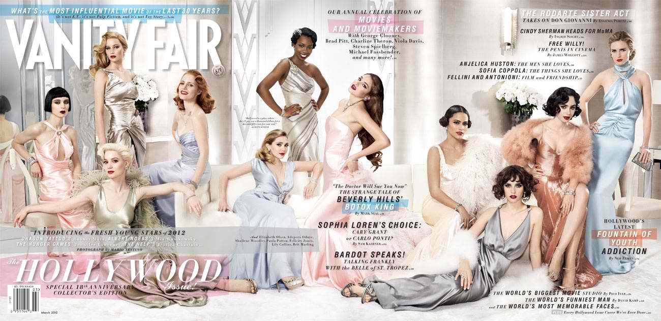 Beautiful Hollywood Actresses Modeling For The Cover Of Vanity Fair Magazine And Vanity Fair Fashion Editorials. Famous Hollywood Actresses Represented By The Top Acting Agencies In Los Angeles California.