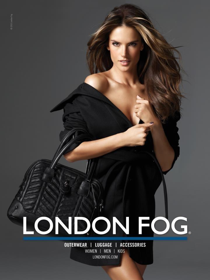 Beautiful Brazilian Model Alessandra Ambrosio Modeling For London Fog Ads And London Fog Advertisements Modeling As One Of The Highest Paid Models In The World. The World’s Highest Paid Models.