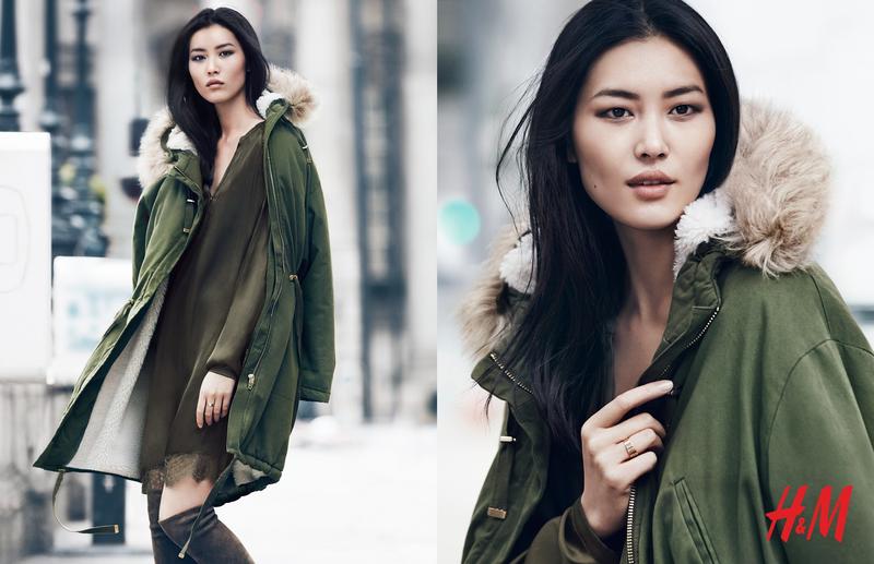 Beautiful Chinese Model Liu Wen Modeling For H&M Ads And H&M Fashion Advertisements Modeling As One Of The Highest Paid Models In The World. The World’s Highest Paid Models.