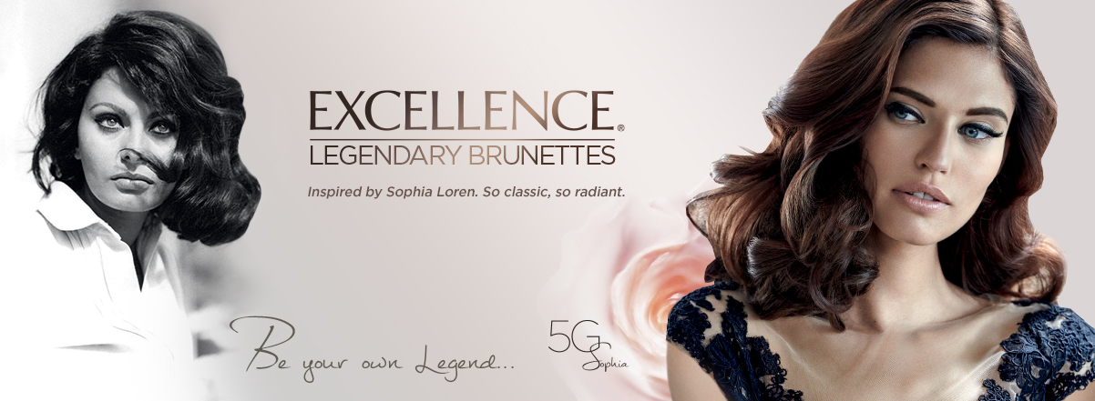 Beautiful Brunette Italian Fashion Model Bianca Balti Modeling For L’Oreal Paris Excellence Legendary Brunettes Ads (L’Oreal Advertisements Inspired By Sophia Loren) Modeling As One Of The Highest Paid Models In The World.