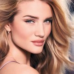 Beautiful Blonde Fashion Model Rosie Huntington-Whiteley Modeling For The Rosie For Autograph Makeup Advertising Campaign (Beautiful Rosie For Autograph Makeup Ads And Rosie For Autograph Makeup Advertisements) Modeling As One Of The Highest Paid Models In The World.