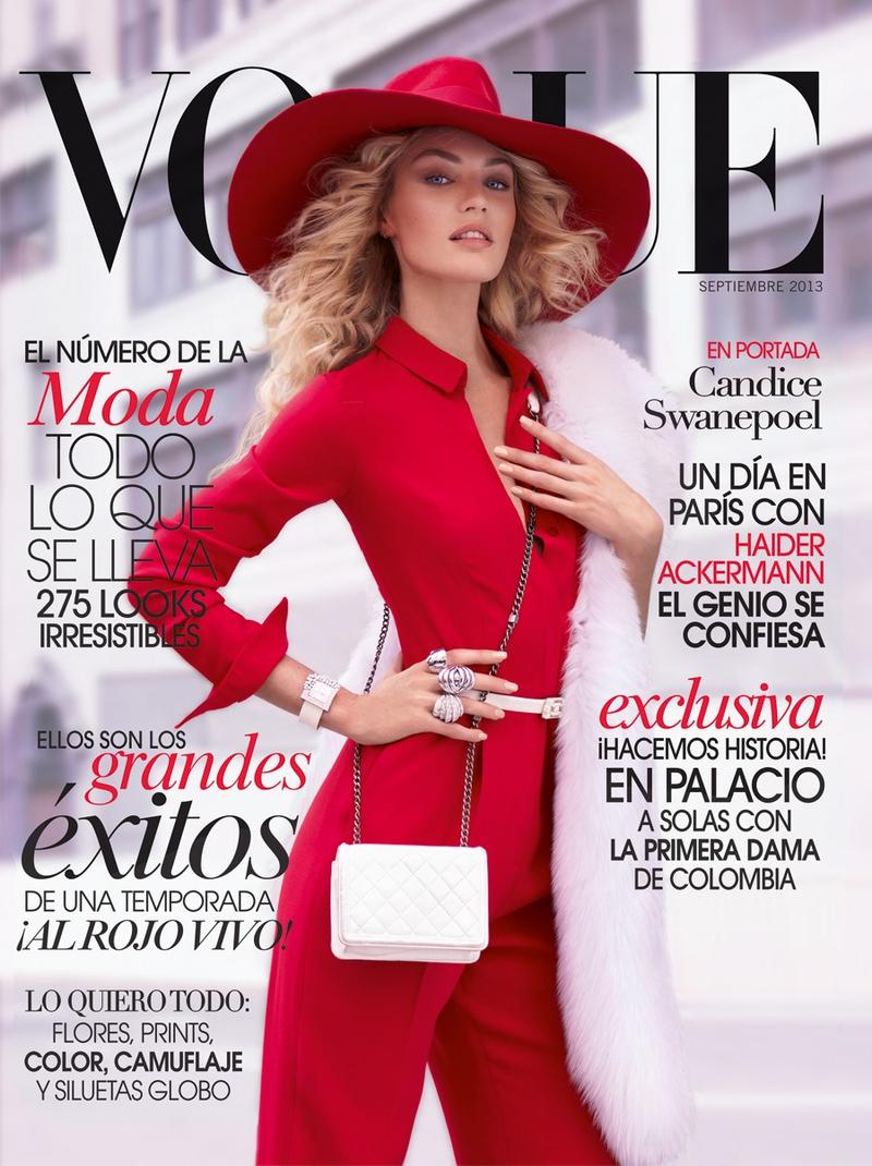 Beautiful Blonde Victoria's Secret Model Candice Swanepoel Modeling For The Cover Of Vogue Mexico Wearing Beautiful Makeup. Victoria's Secret Model Candice Swanepoel Had Her Beautiful Blonde Hair Styled By Hair Stylist Fernando Torrent And Her Beautiful Makeup Done By Makeup Artist Ayami Nishimura.