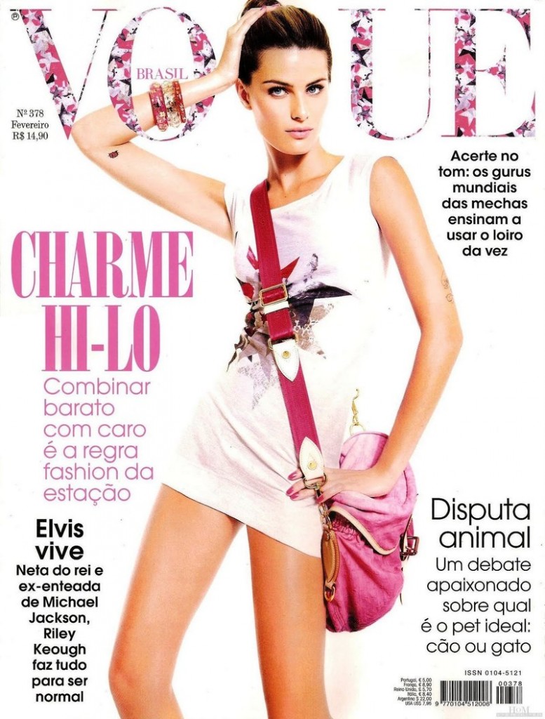 Beautiful Brazilian Fashion Model Isabeli Fontana Modeling For The ...