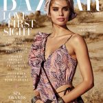 Beautiful Portuguese Fashion Model Sara Sampaio Modeling For The Cover Of Harper's Bazaar Singapore Modeling As One Of The Most Famous Portuguese Fashion Models In The World.